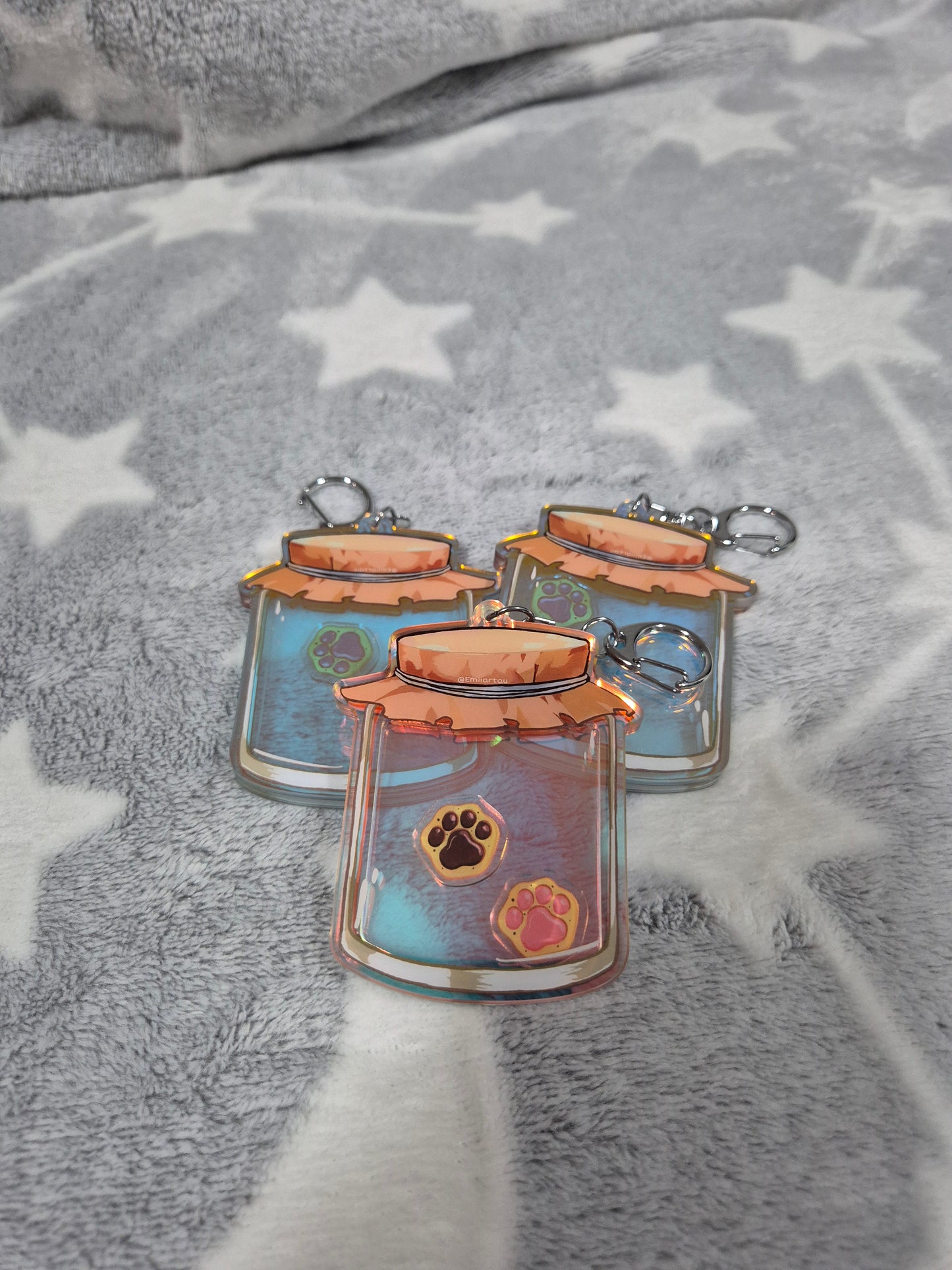 Paw cookie jar