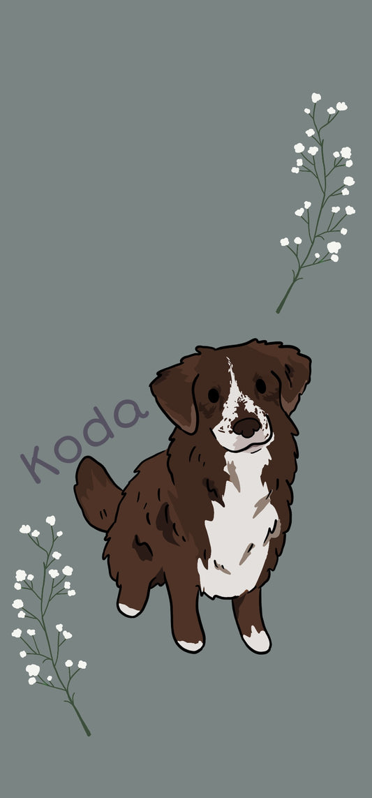 Custom pet wallpaper (digital)
