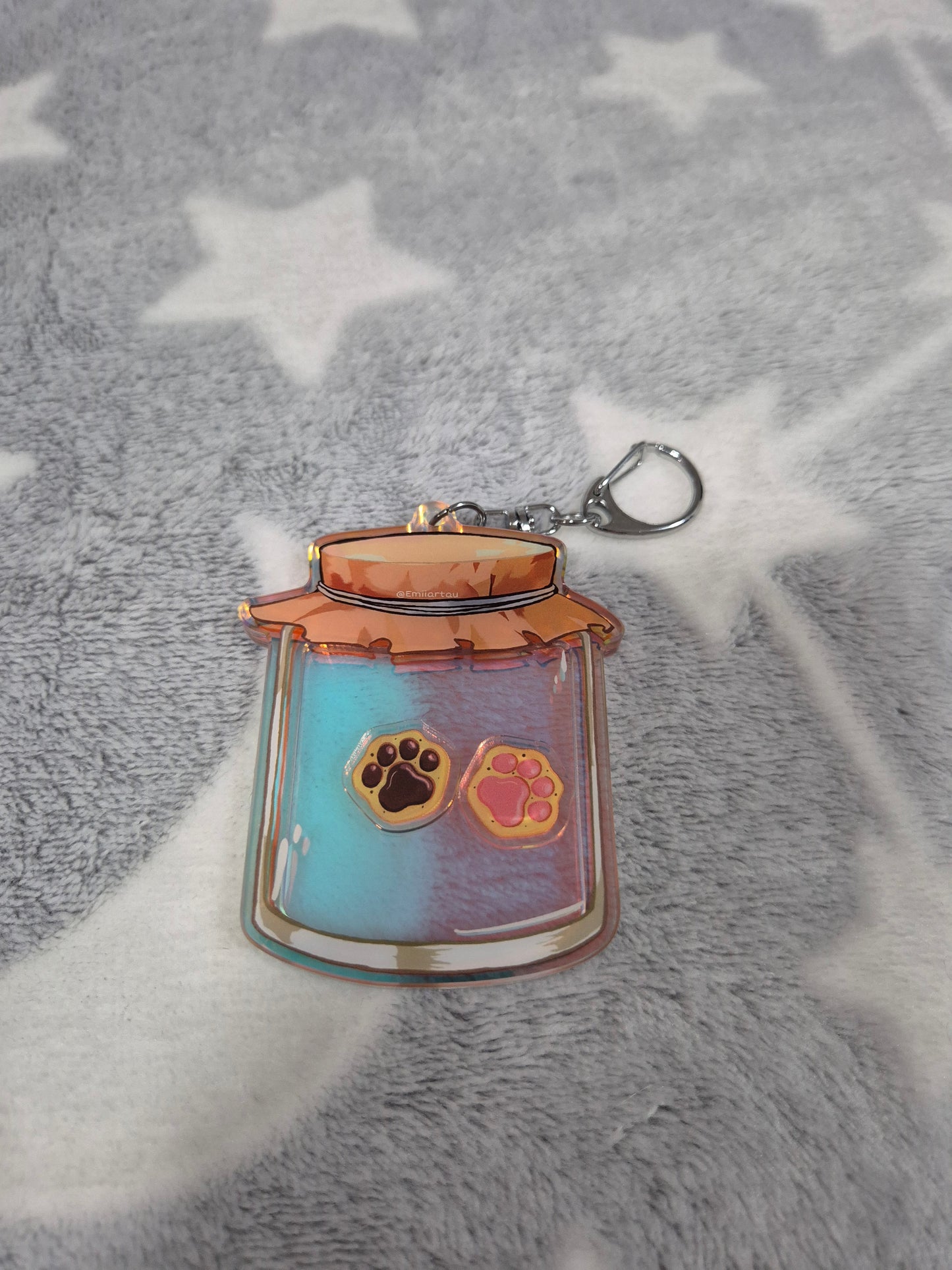 Paw cookie jar