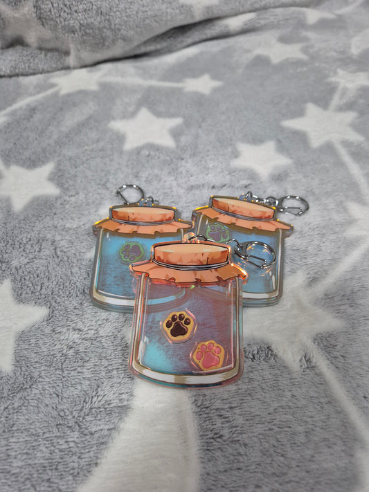 Paw cookie jar